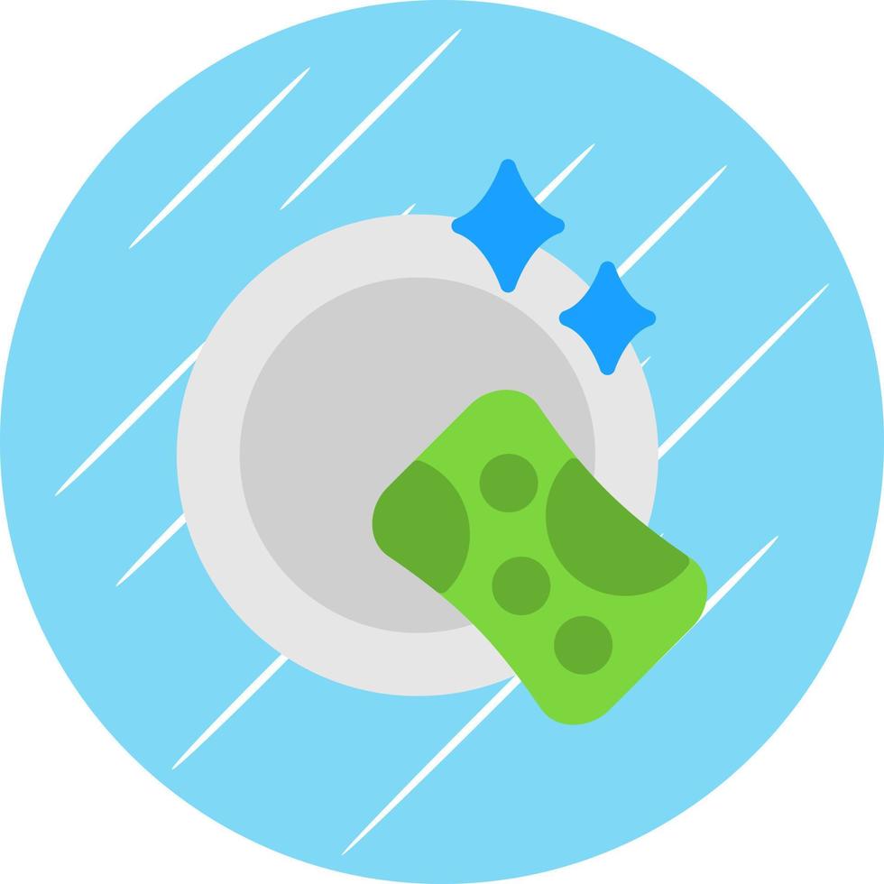 Washing Plate Vector Icon Design