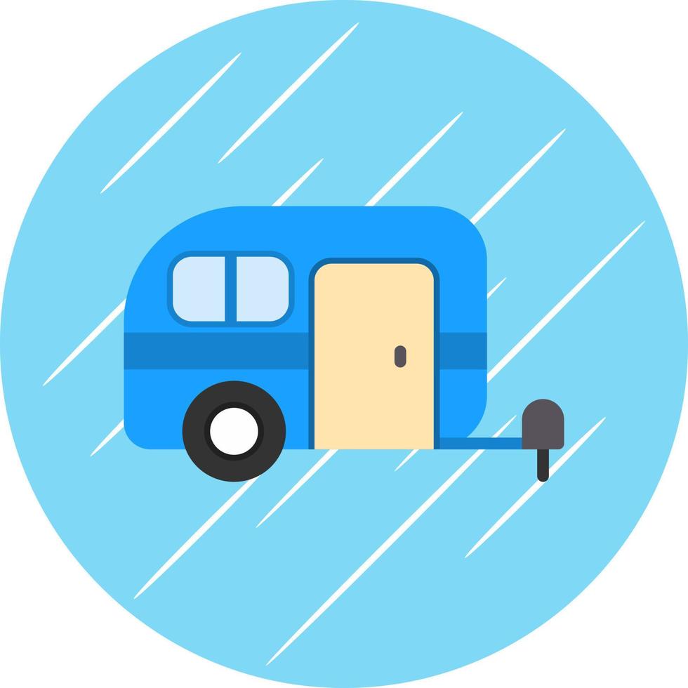 Caravan Vector Icon Design