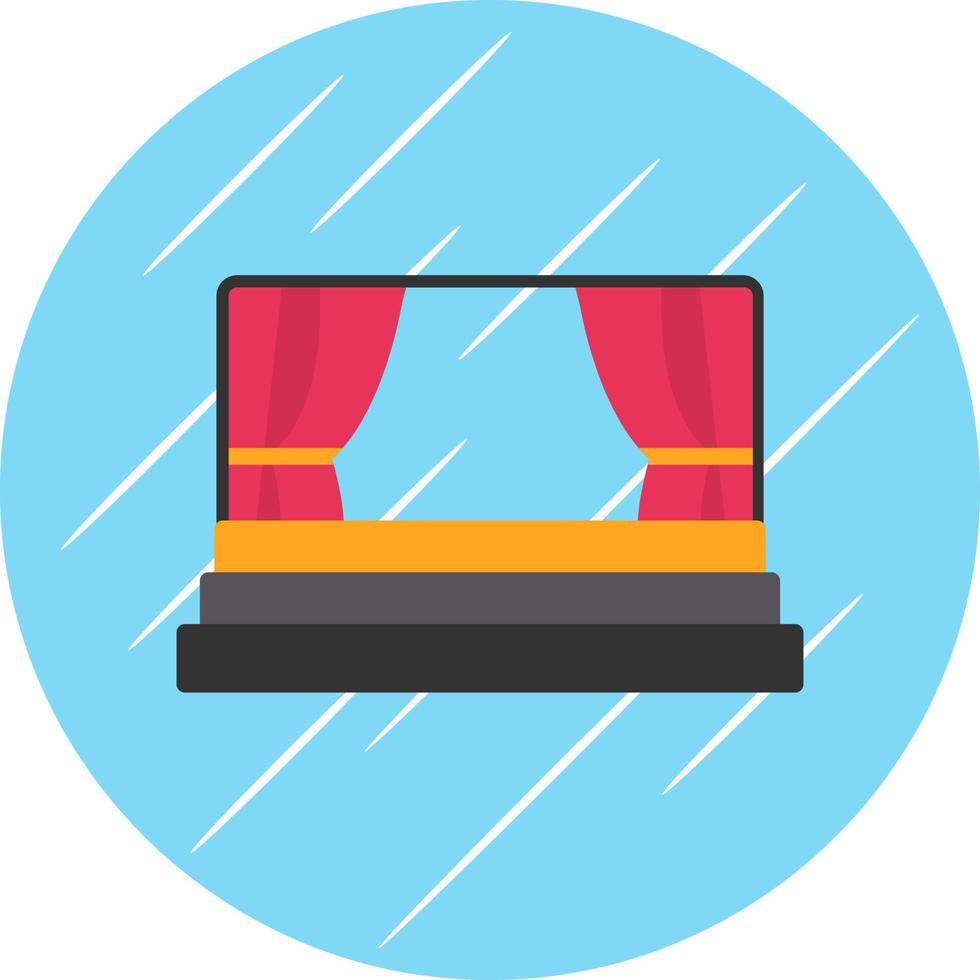 Stage Vector Icon Design