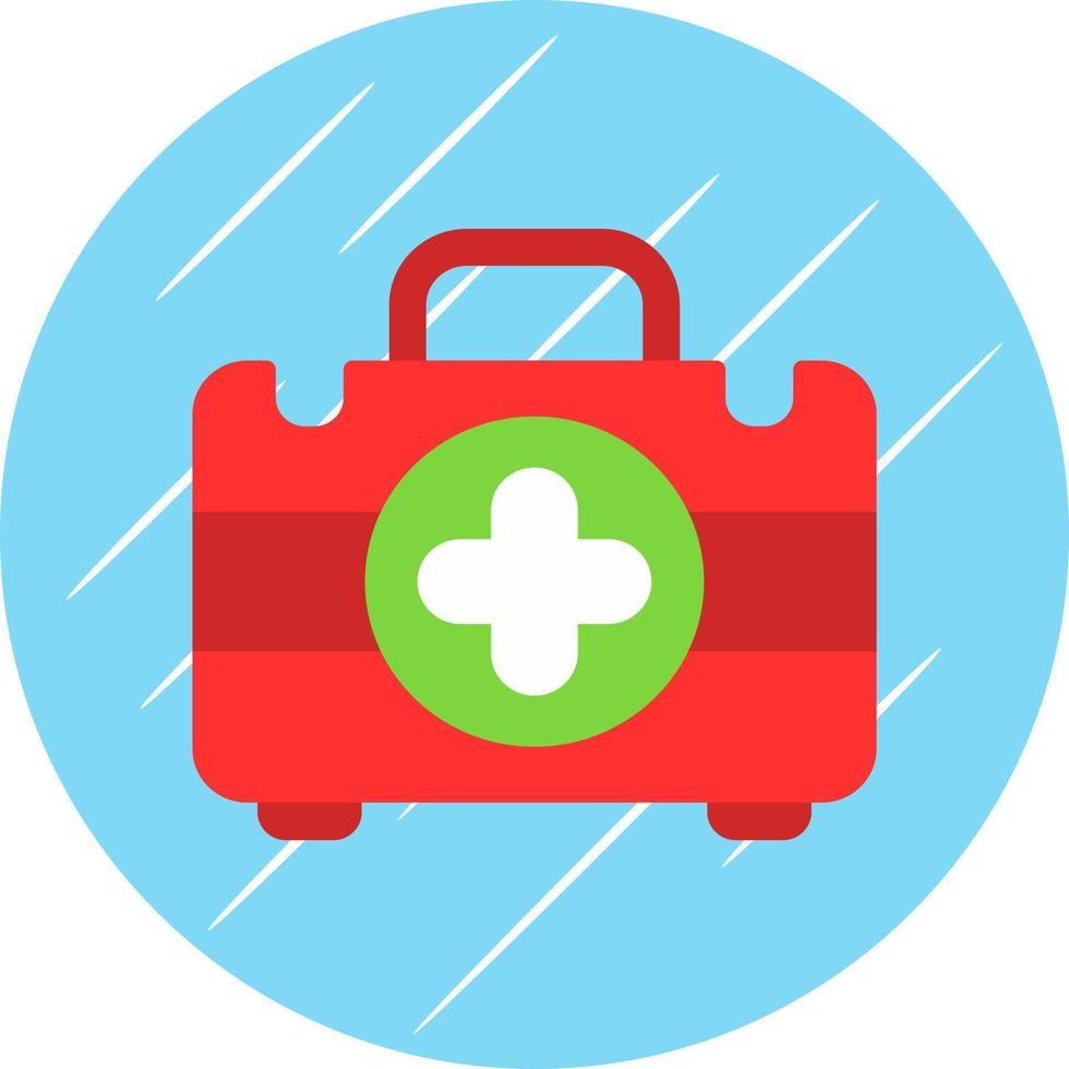 First Aid Kit Vector Icon Design