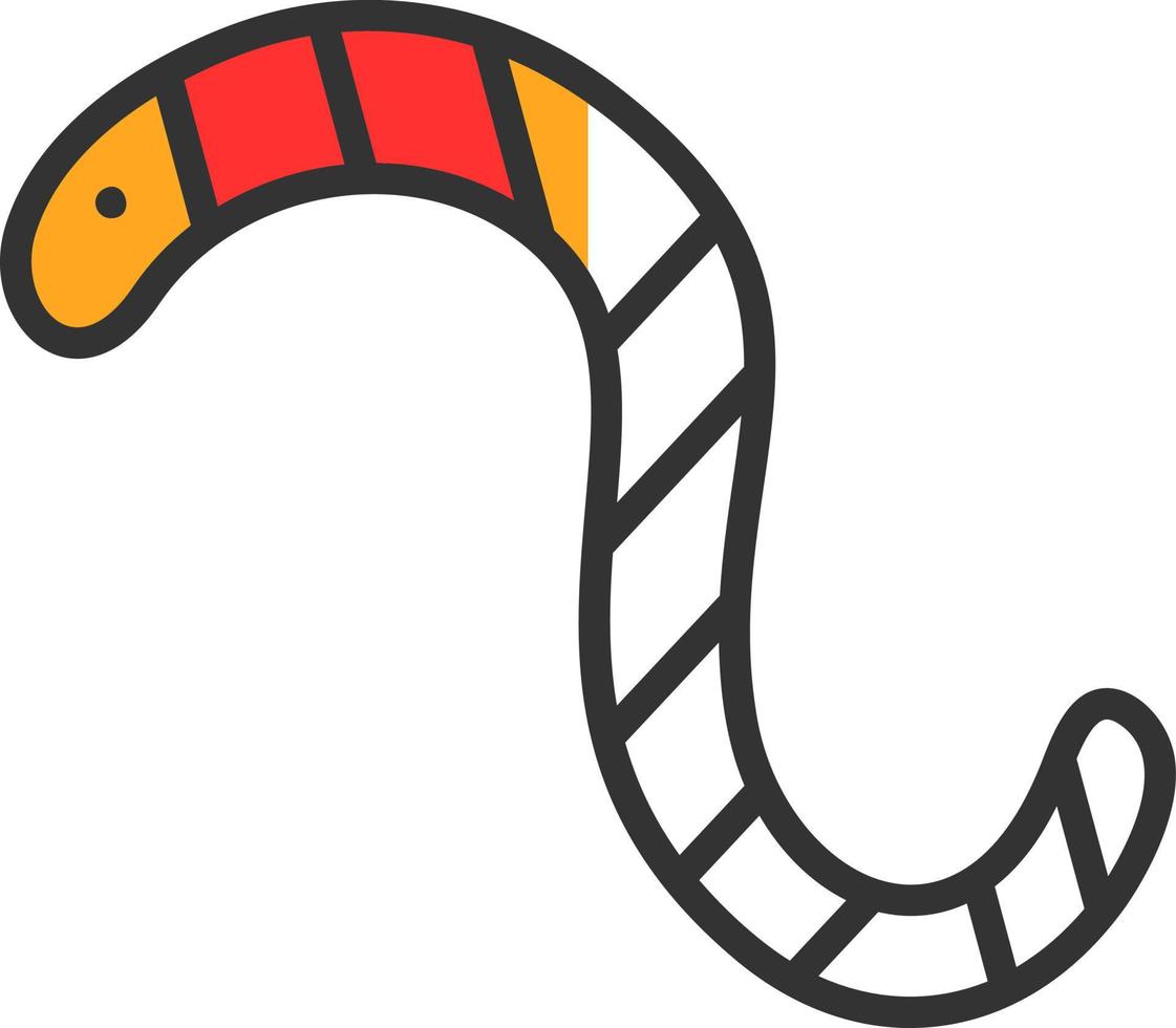 Worms Vector Icon Design