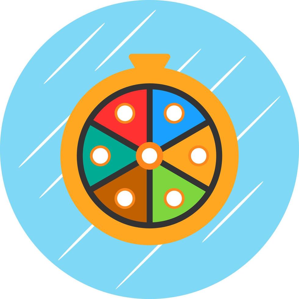 Wheel Of Fortune Vector Icon Design