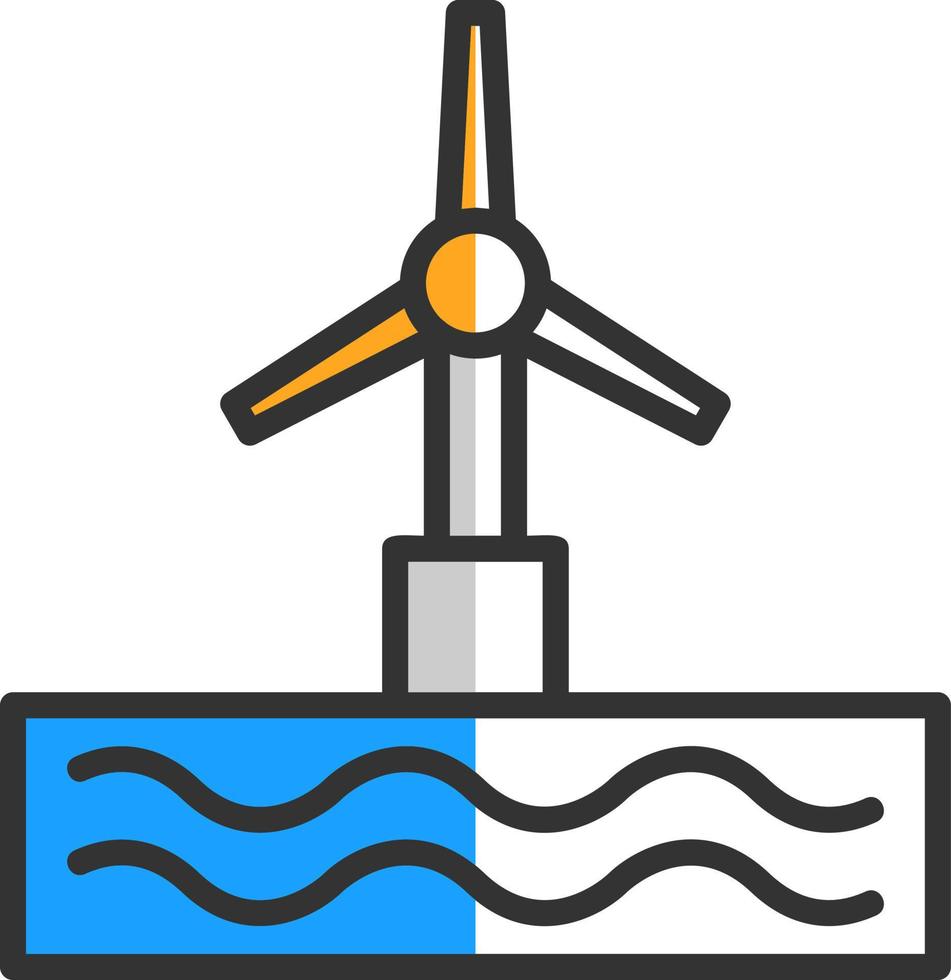 Turbine Vector Icon Design