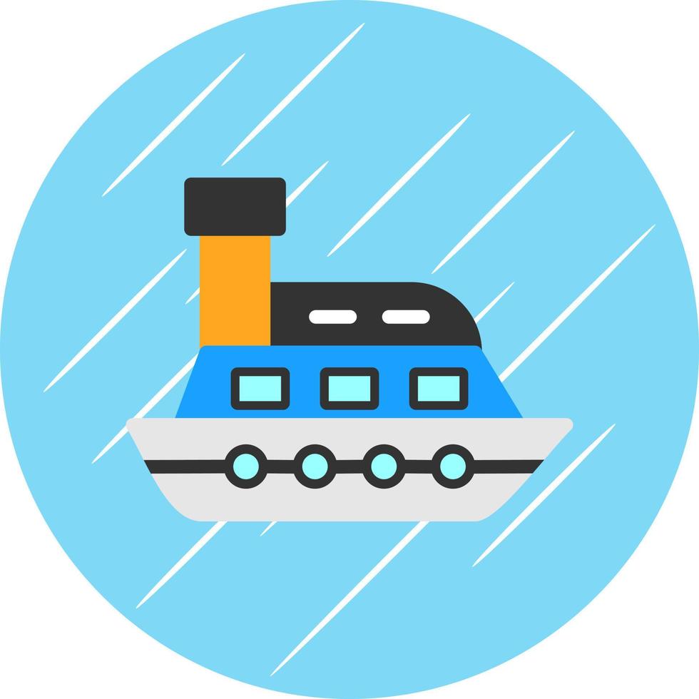 diseño de icono de vector de barco