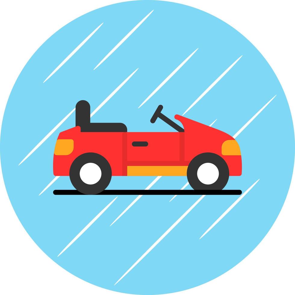 Kiddie Ride Vector Icon Design