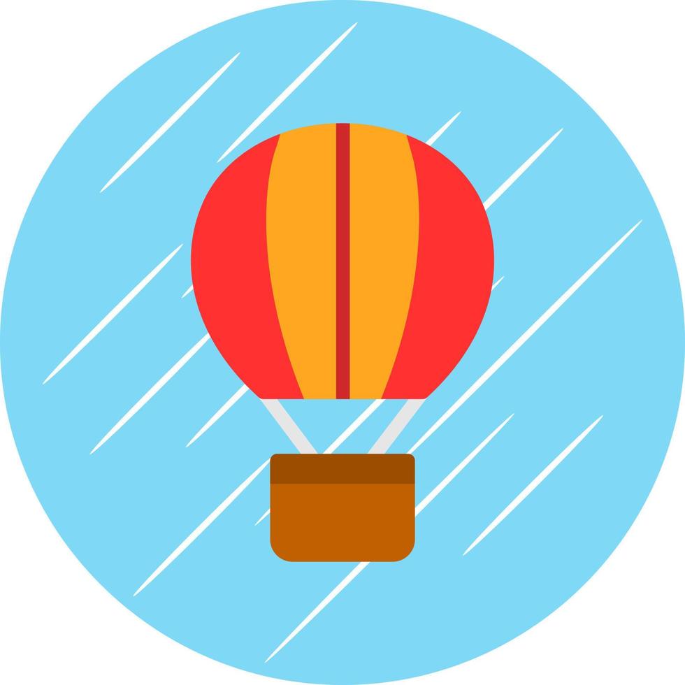 diseño de icono de vector de globo de aire caliente