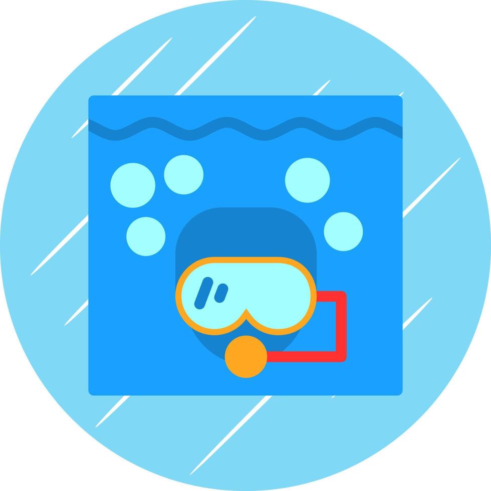 diseño de icono de vector de snorkel