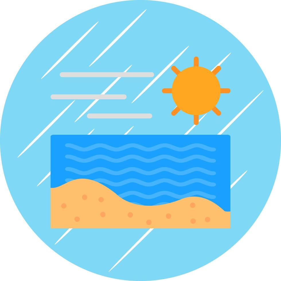 Beach Vector Icon Design
