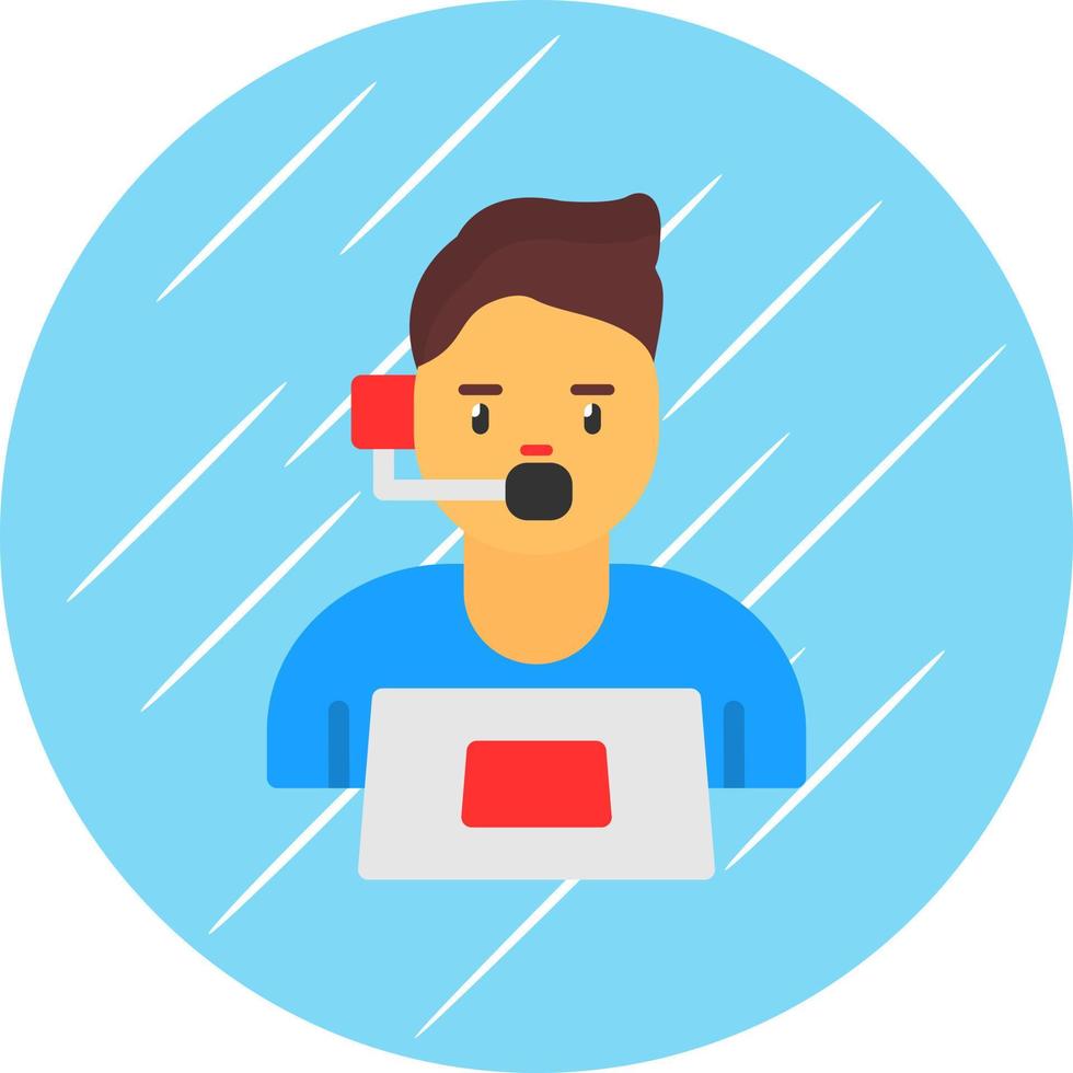 Customer Service Vector Icon Design