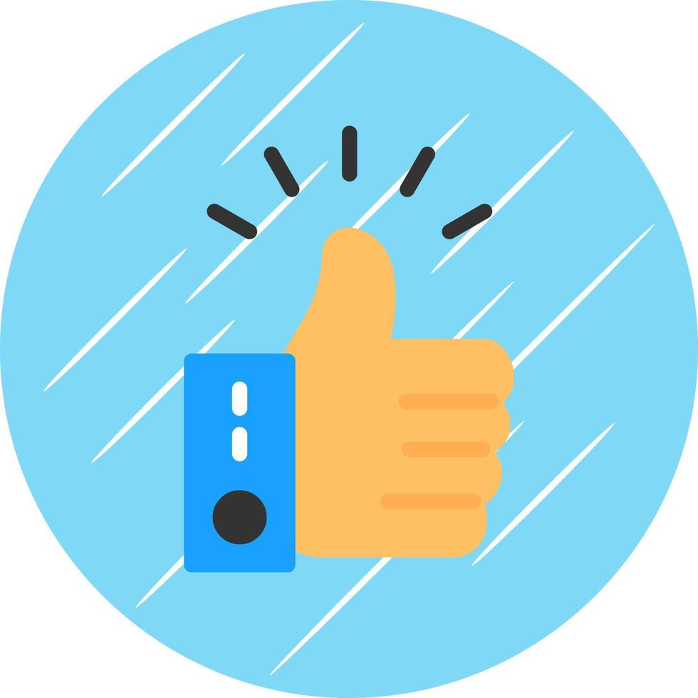 Thumbs Up Vector Icon Design