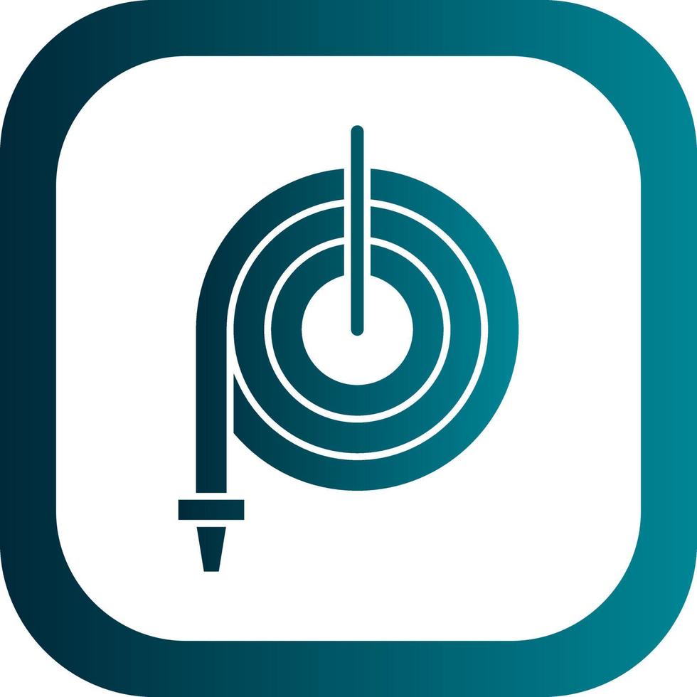 Water Hose Vector Icon Design