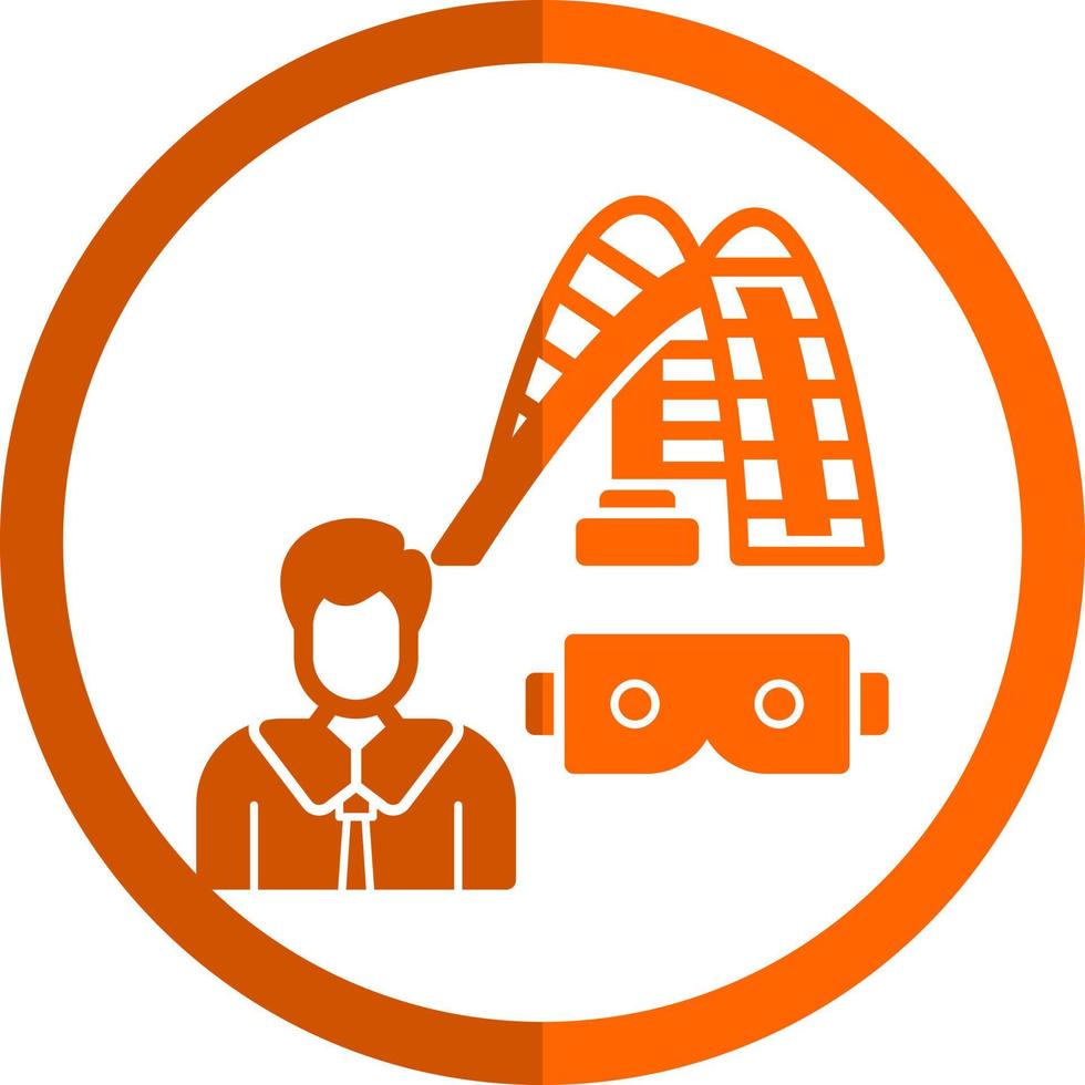 Vr Ride Vector Icon Design