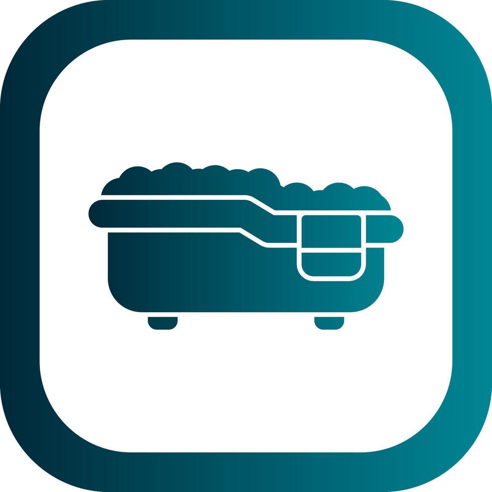 Bathtub Vector Icon Design