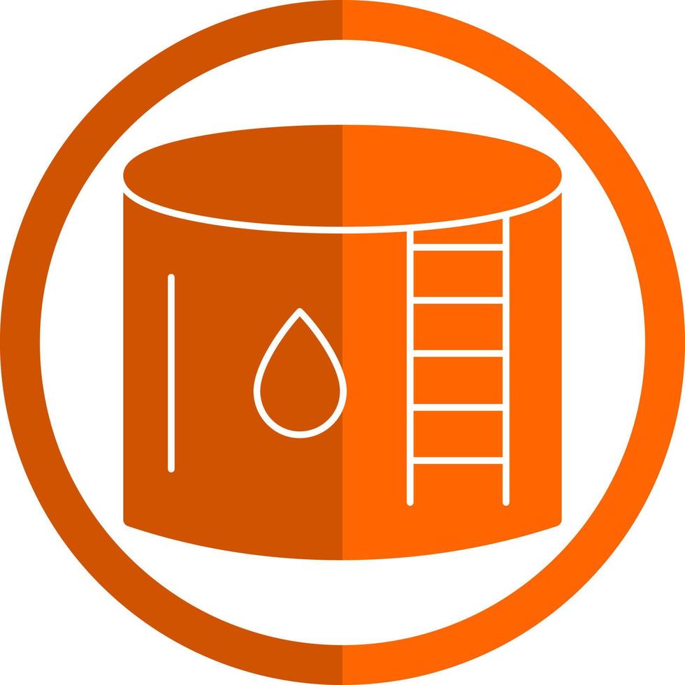 Water Tank Vector Icon Design