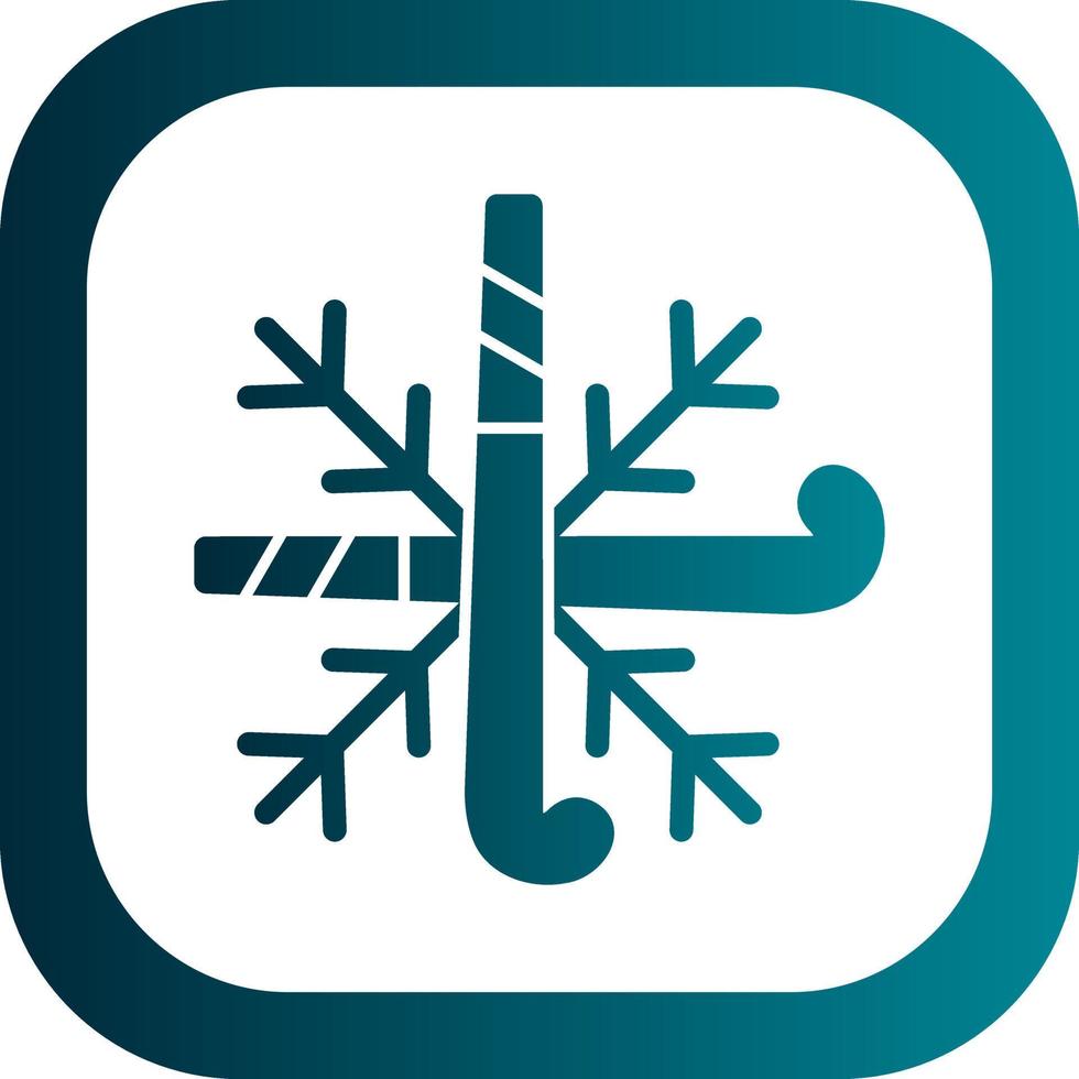 Snowflake Vector Icon Design