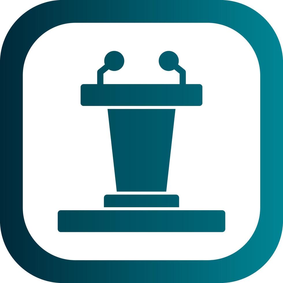 Podium Vector Icon Design