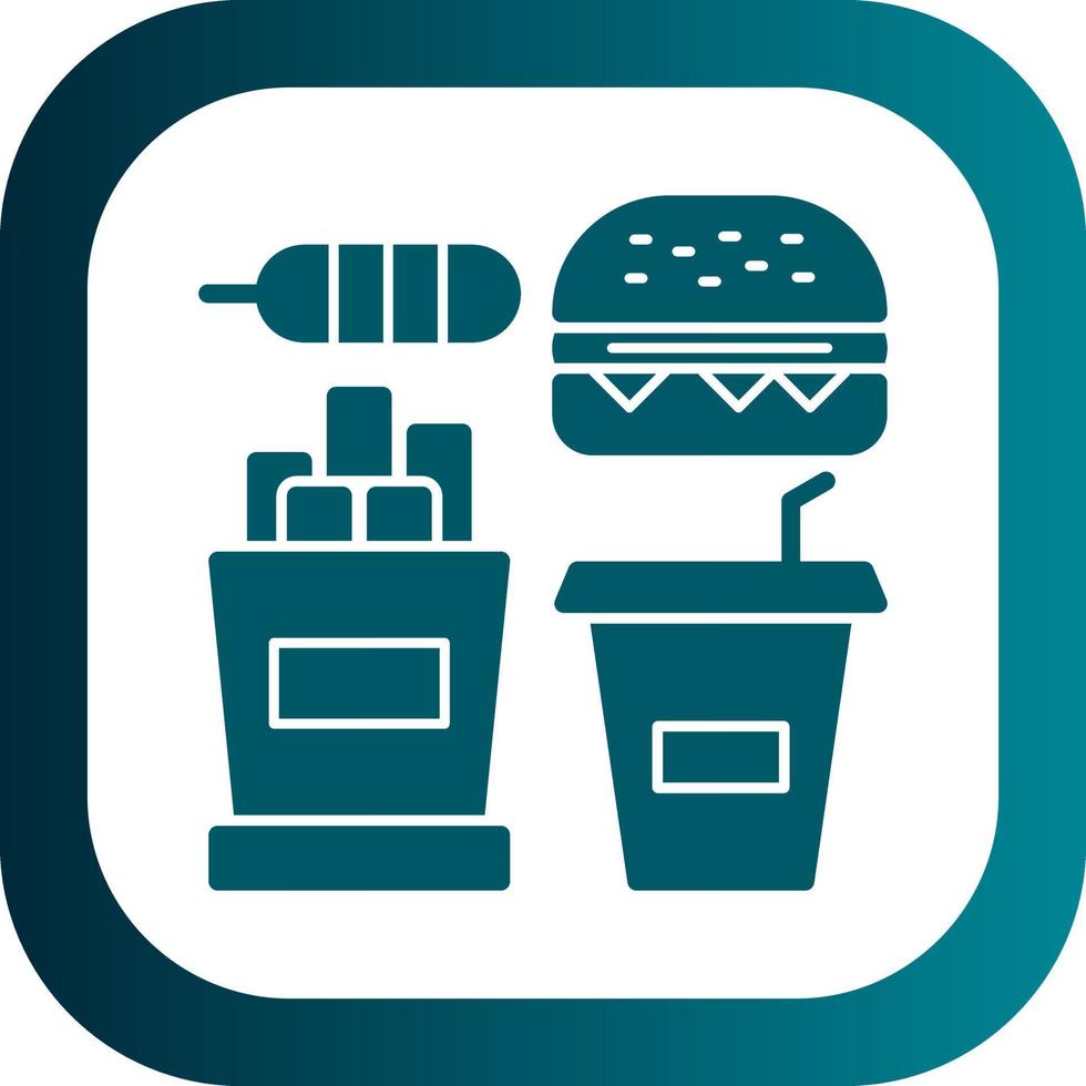 Fastfood Vector Icon Design