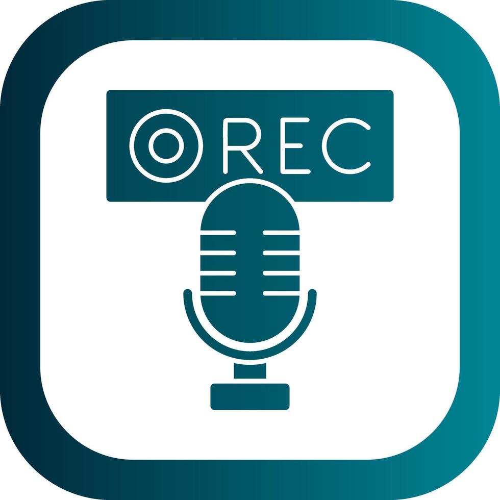 Recording Vector Icon Design