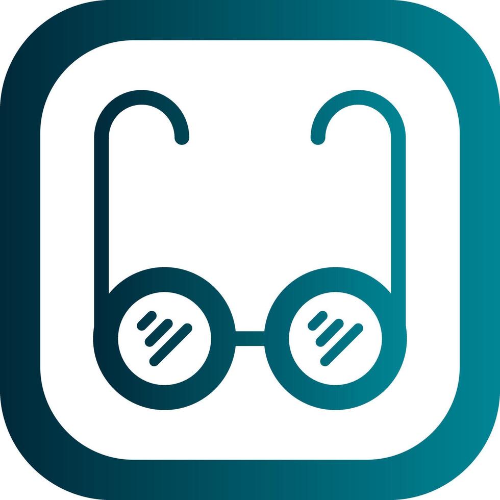 Eye Glasses Vector Icon Design