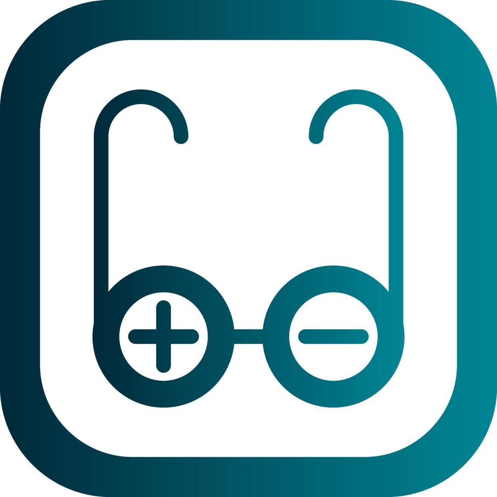 Prescription Glasses Vector Icon Design