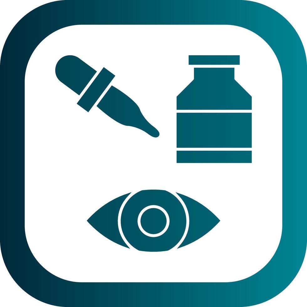 Eye Drops Vector Icon Design