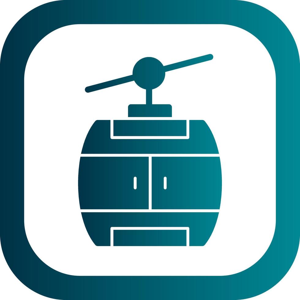 Gondola Vector Icon Design