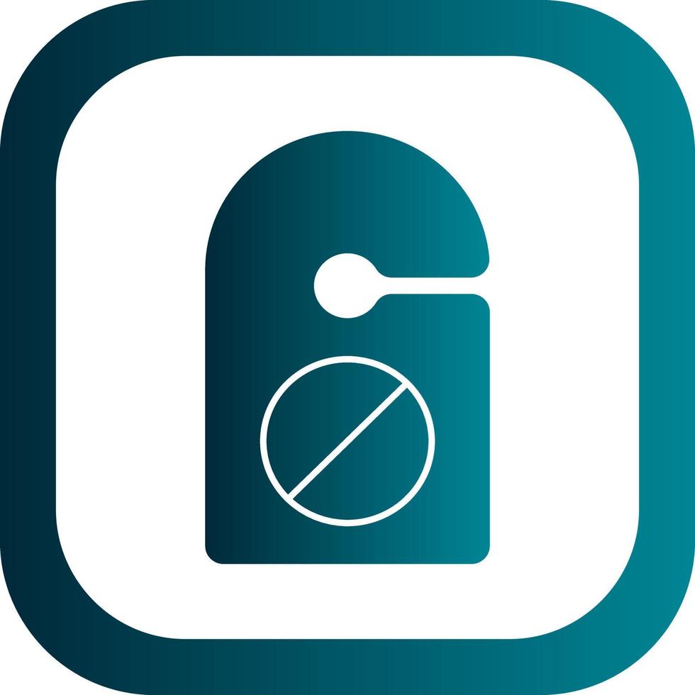 Do Not Disturb Vector Icon Design