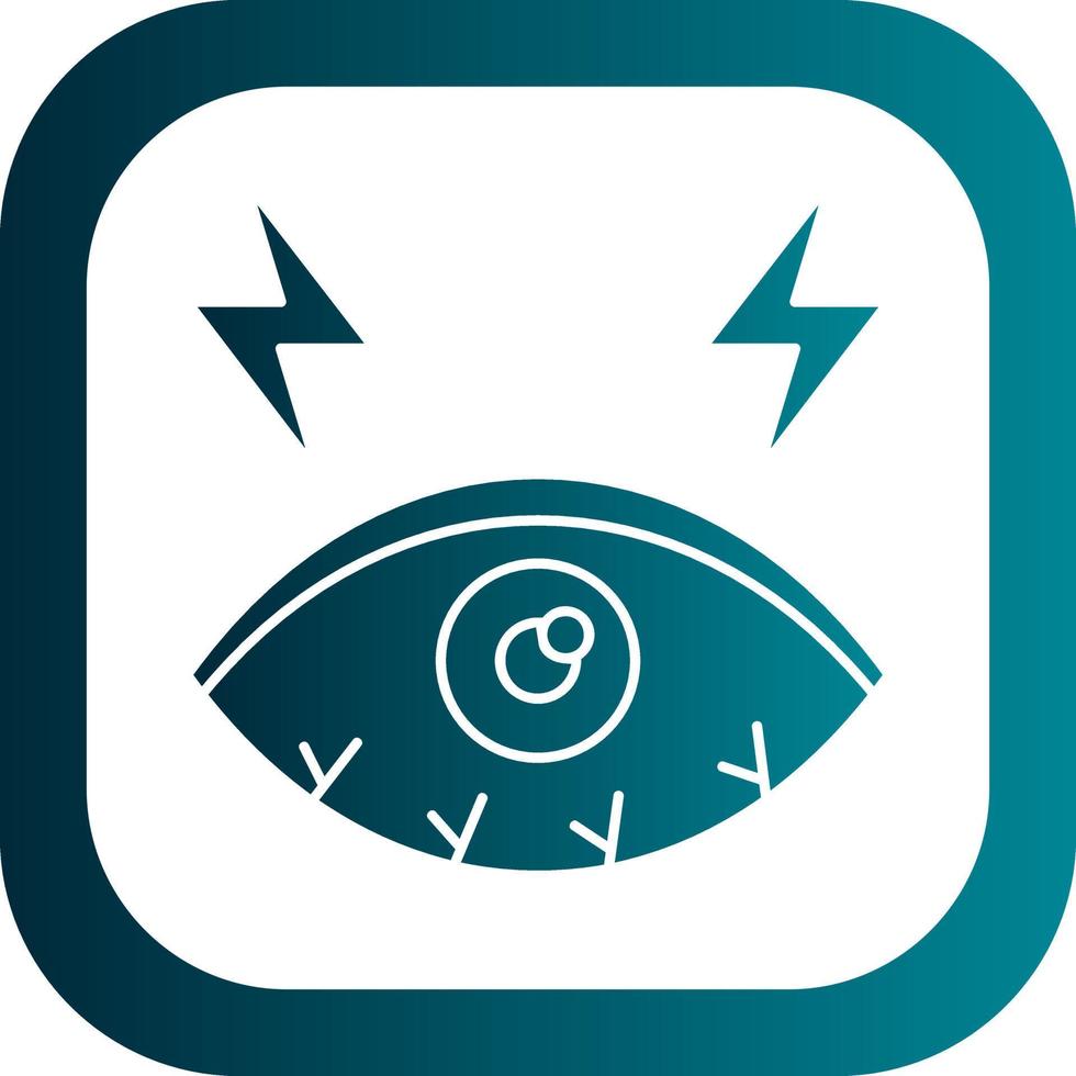 Dry Eyes Vector Icon Design