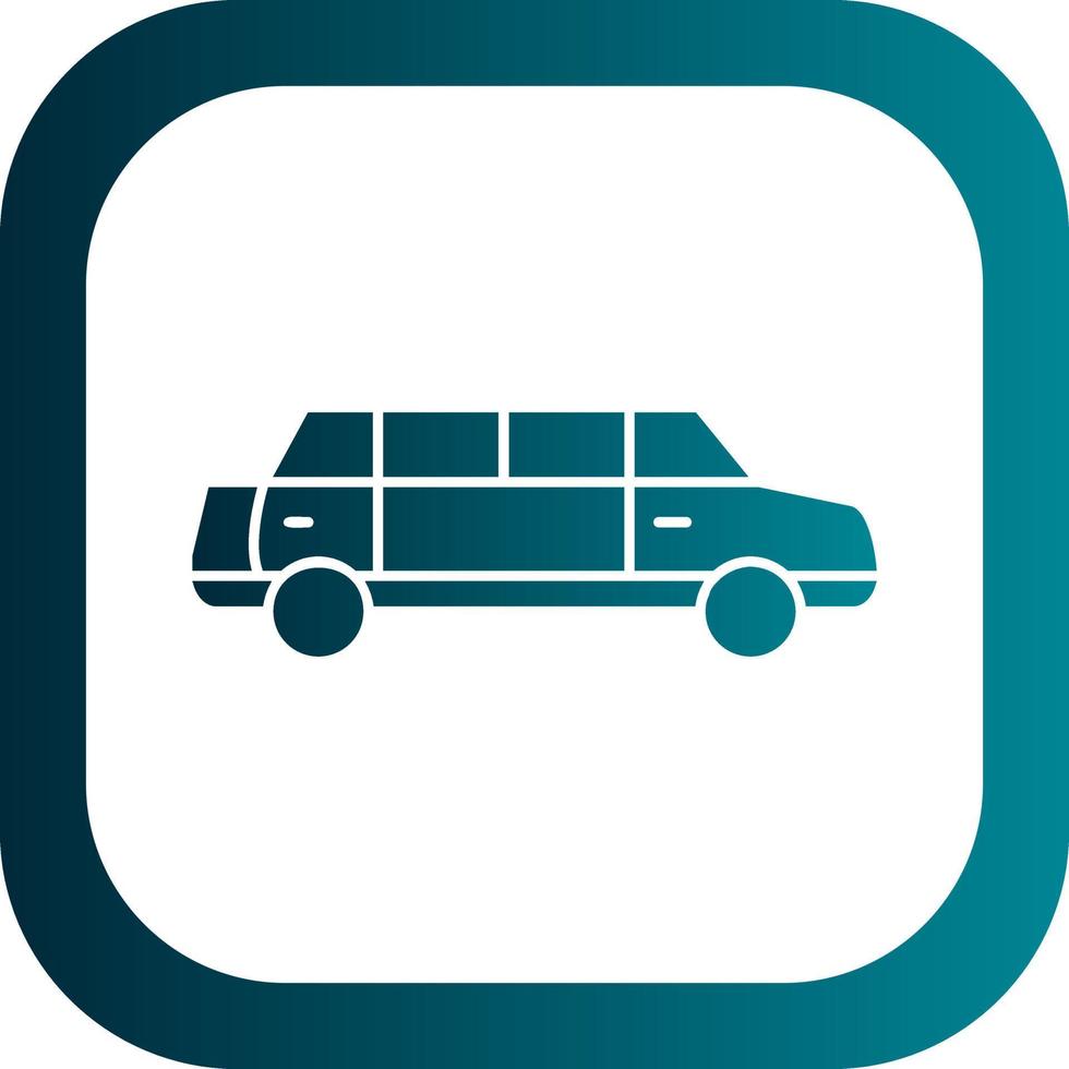 Limousine Vector Icon Design