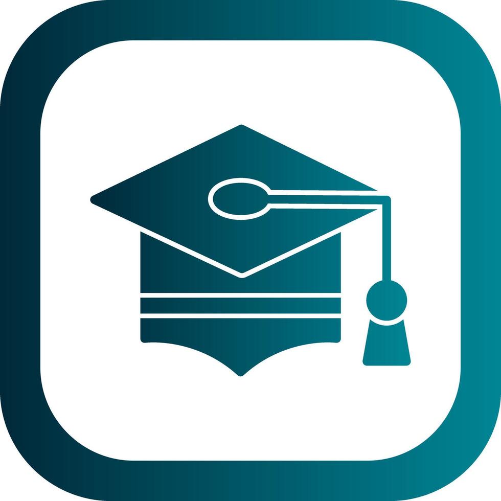 Mortarboard Vector Icon Design