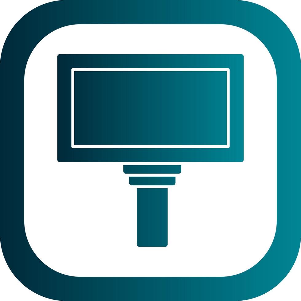 Hanging Billboard Vector Icon Design