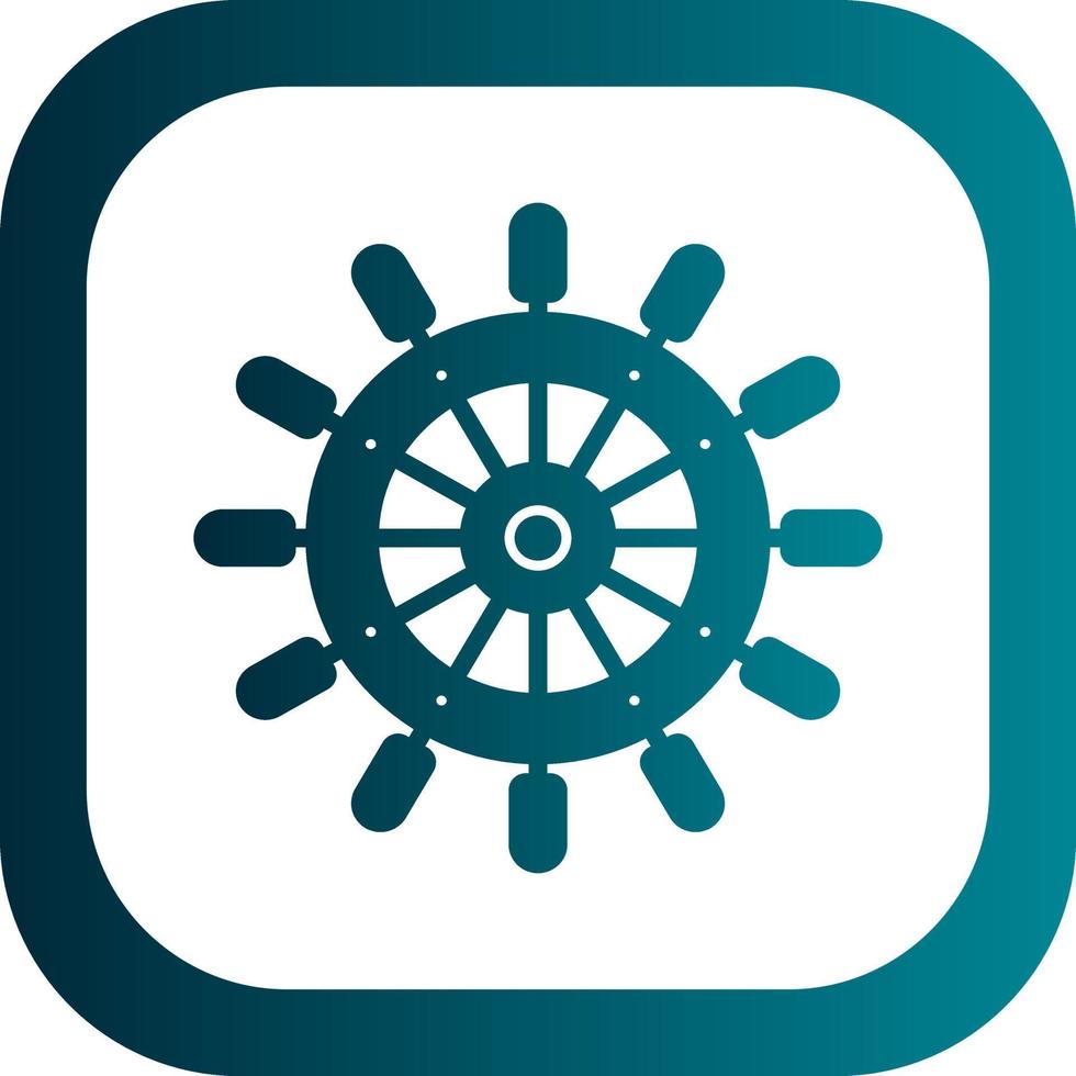 Rudder Vector Icon Design