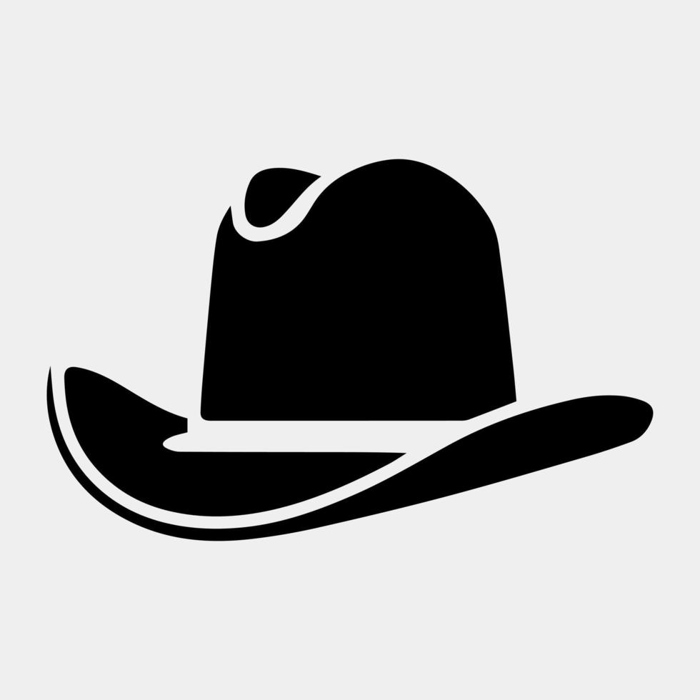 cowboy hat vector illustration isolated