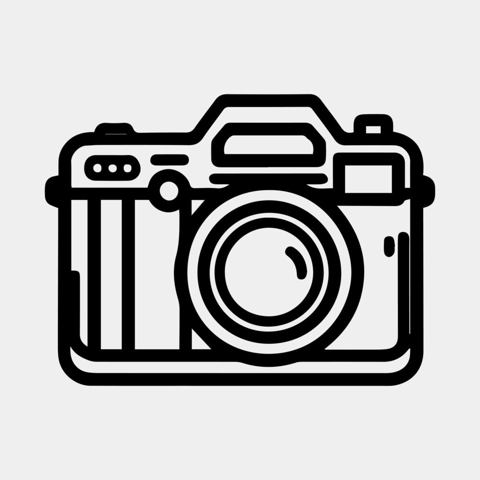 photo camera vector icon modern digital