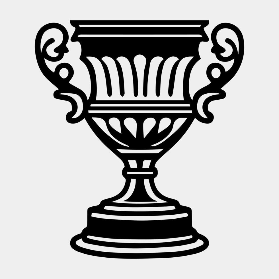 championship cup isolated on white vector