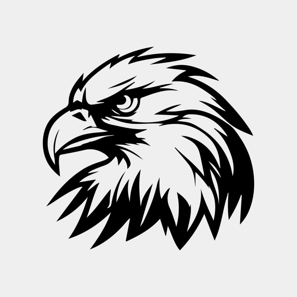 eagle head vector illustration, can be used for mascot, logo, apparel and more