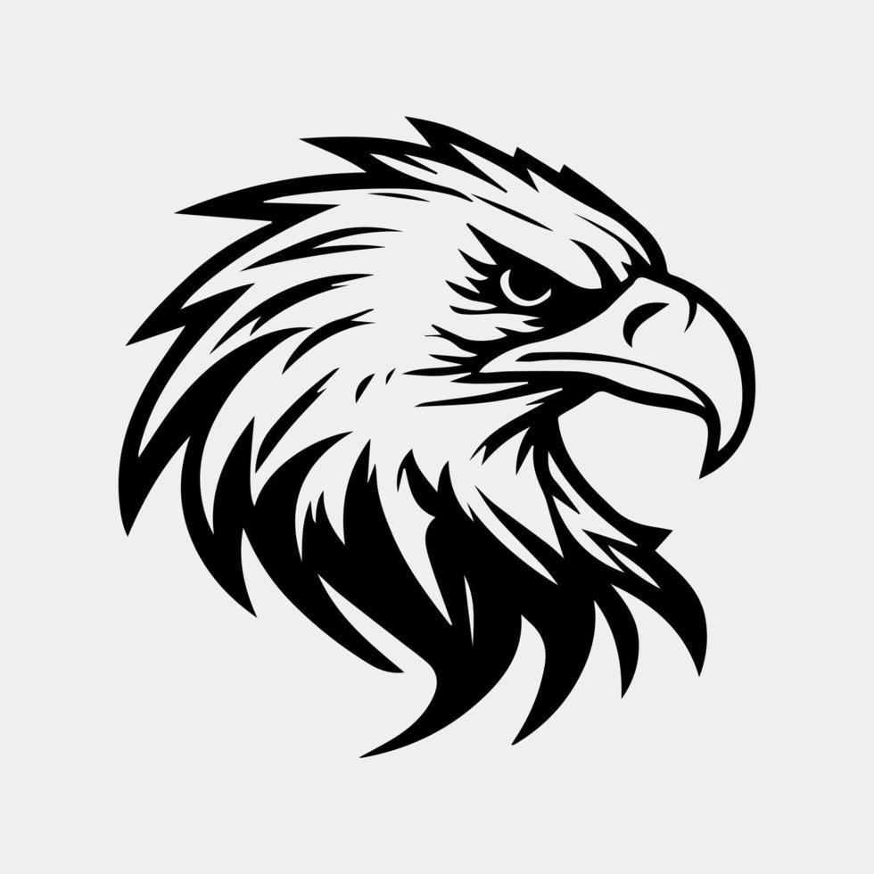 eagle head vector illustration, can be used for mascot, logo, apparel and more