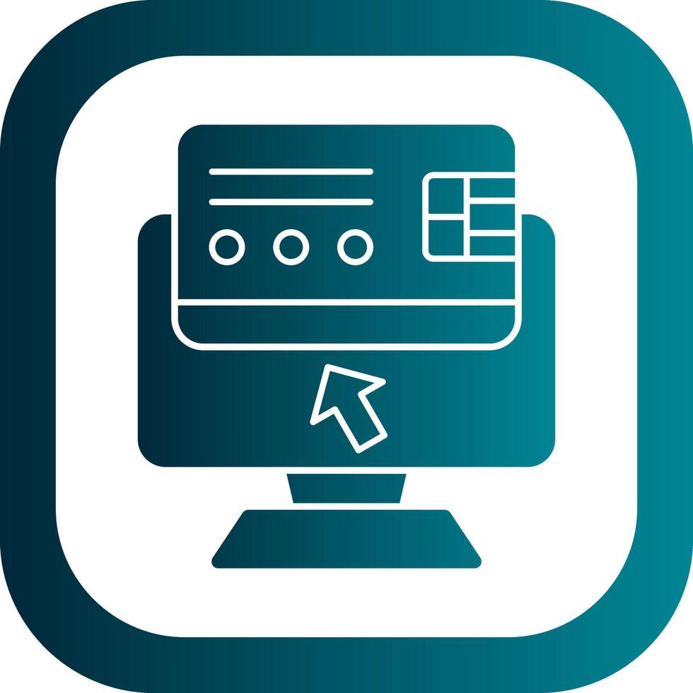 Online Payment Vector Icon Design