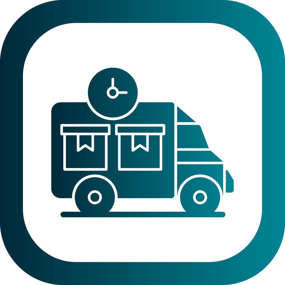 Delivery Time Vector Icon Design