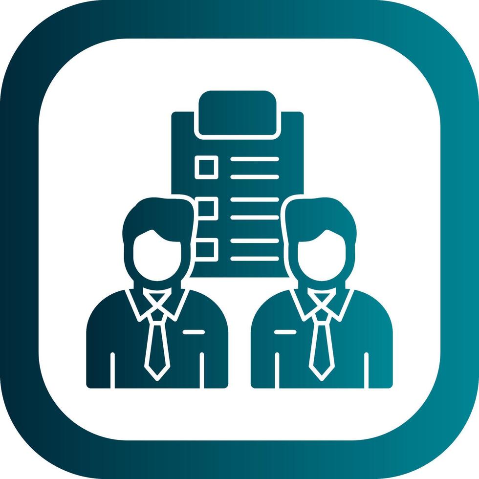 Inspection Team Vector Icon Design
