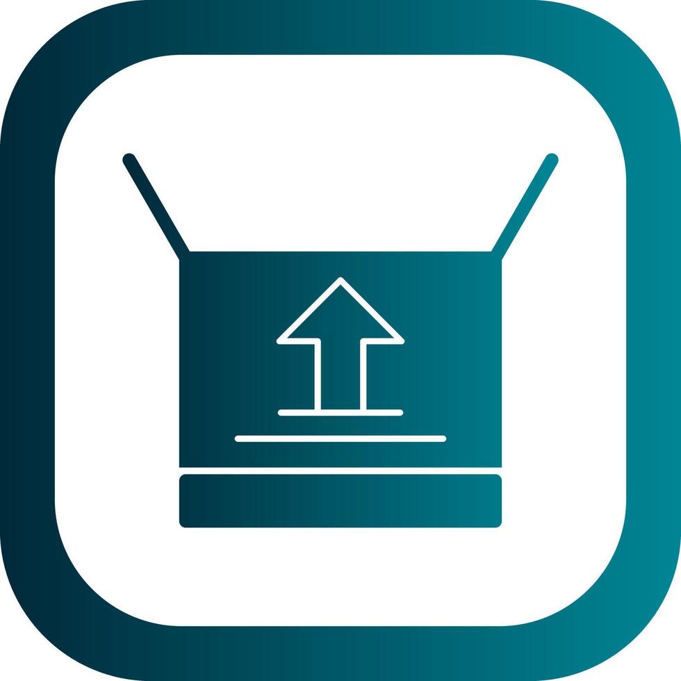 Open Box Vector Icon Design