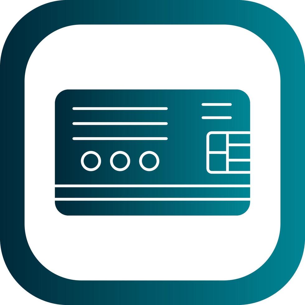 Credit Card Vector Icon Design