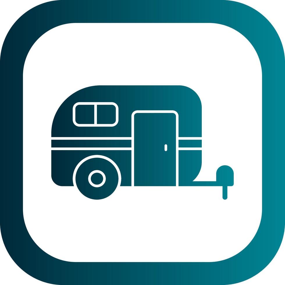 Caravan Vector Icon Design