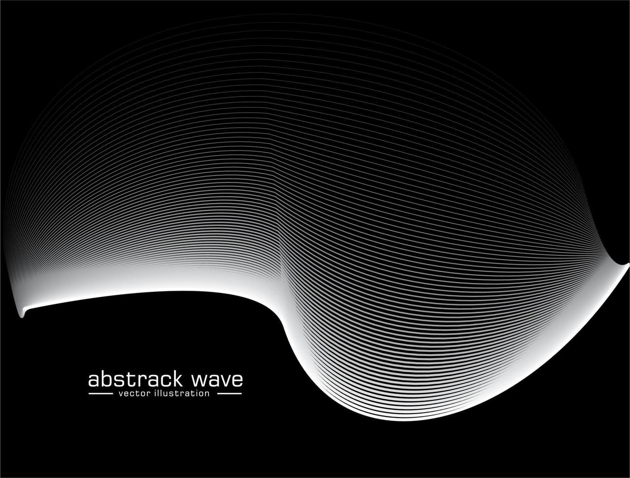 Abstract grey light lines on black background. Elegant for Business or hi-tech presentation template or advertising layout magazine, brochure, banner, poster, business card template. vector