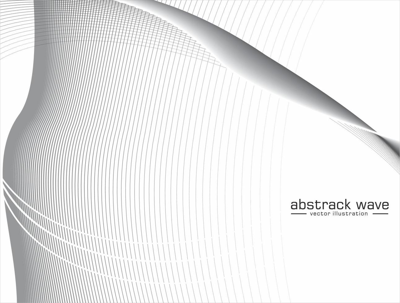 abstract gray wave background design vector