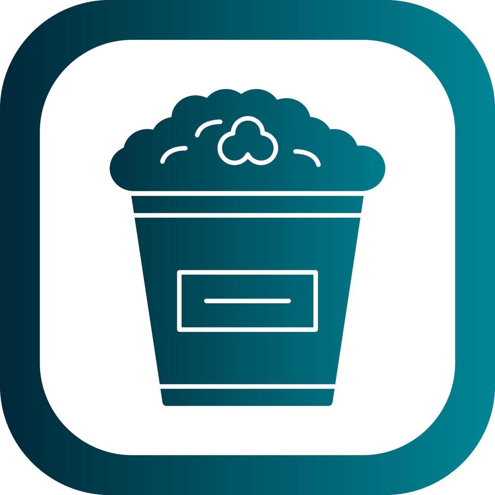 Popcorn Vector Icon Design