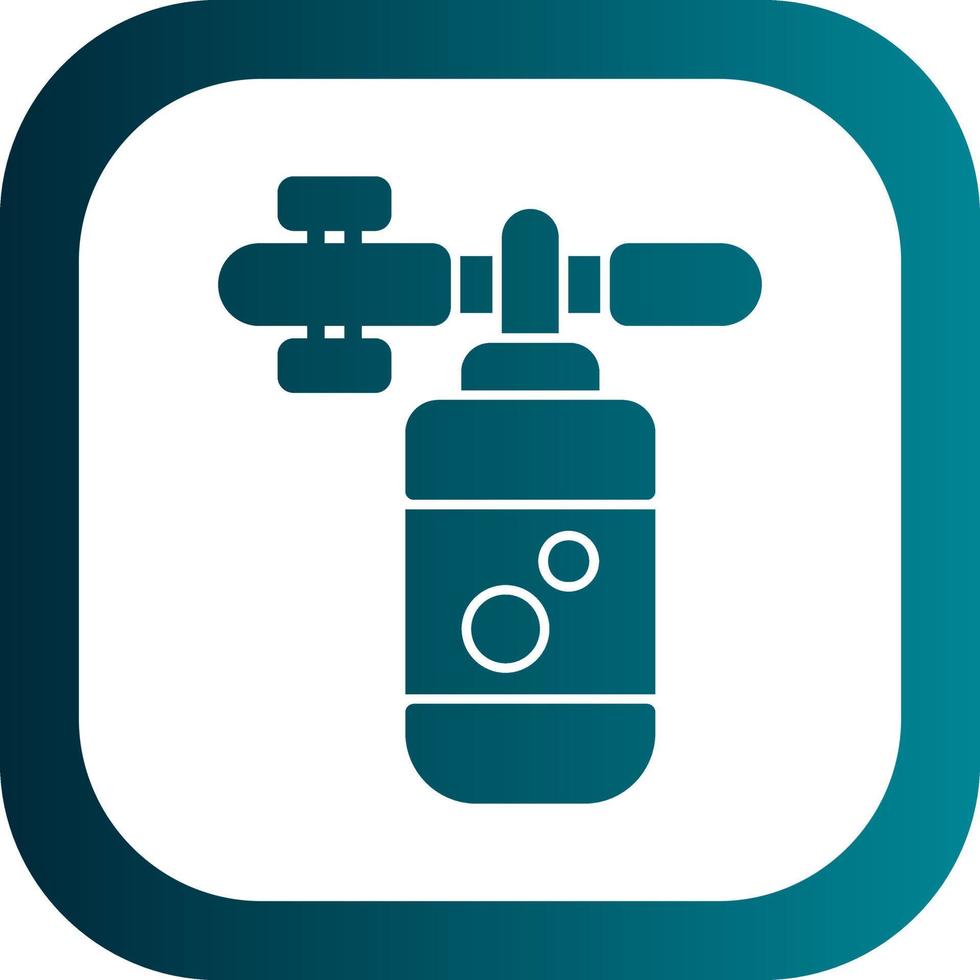 Foam Gun Vector Icon Design