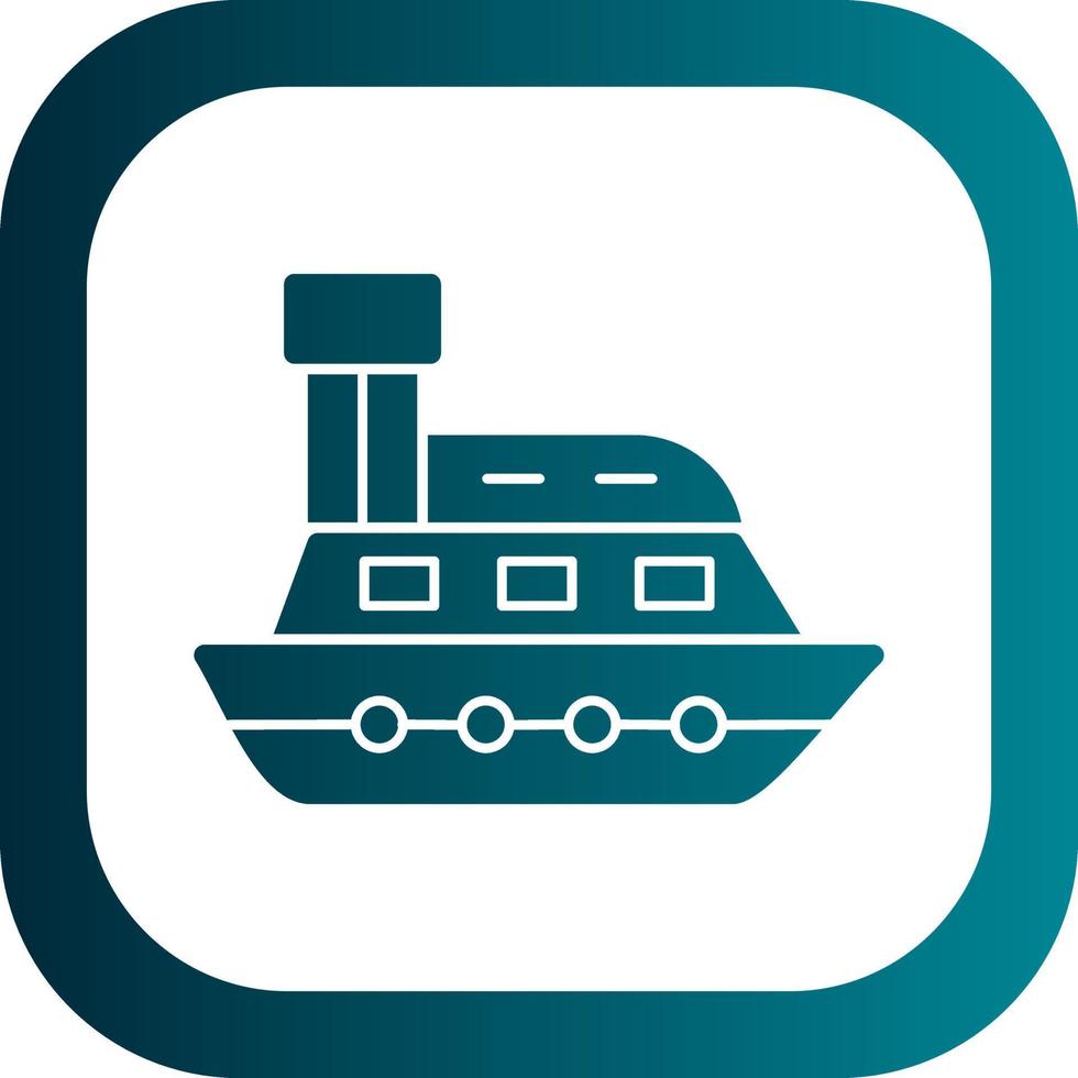 Ship Vector Icon Design