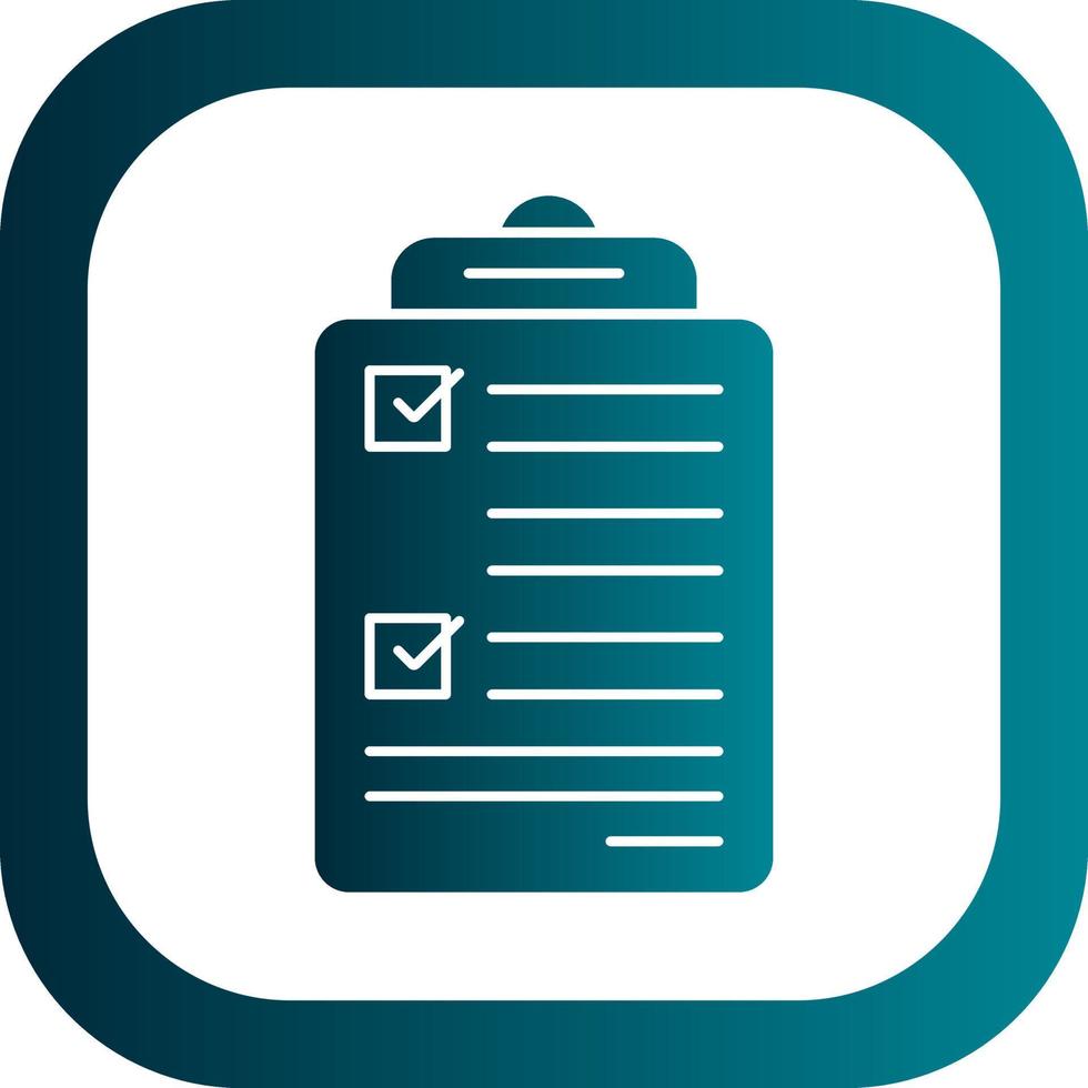 Checklist Vector Icon Design