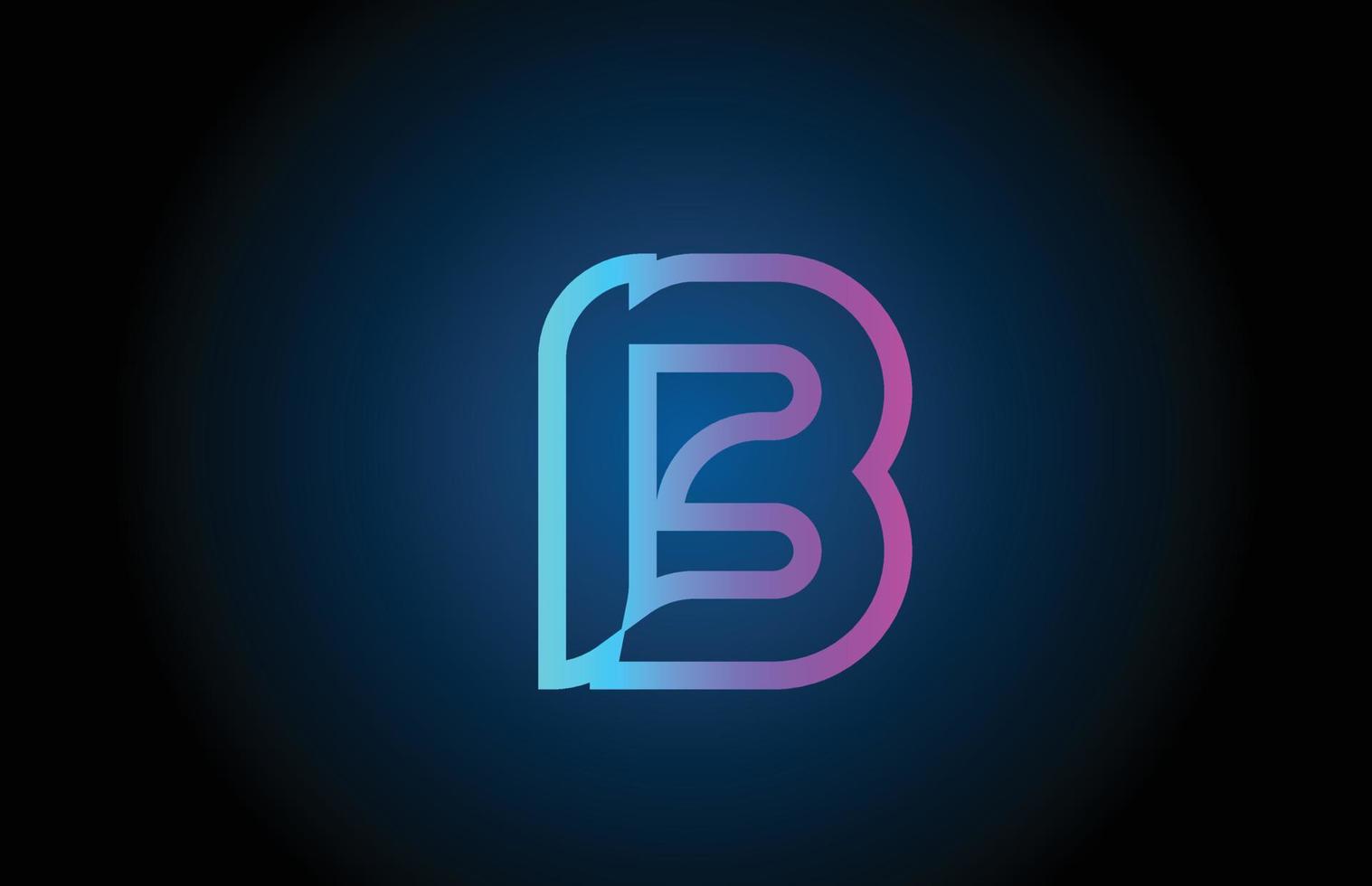 pink line 13 number logo icon design. Creative template for business and company vector